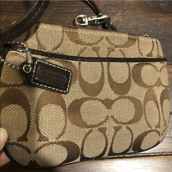 Coach | Brown Signature Wristlet - Picture 2 of 3